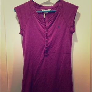 BCBGeneration Purple Tasha Top